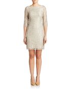 Calvin Klein Lace Cocktail Sheath - Lyst