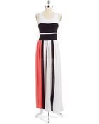 French Connection Medina Striped Maxi Dress - Lyst