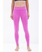 Forever 21 Space Dye Workout Leggings - Lyst