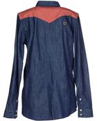 Leon & Harper Denim Shirt - Lyst