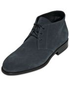 Ferragamo Pioneer Suede Derby Lace Up Shoes - Lyst