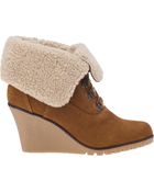 Kelsi Dagger Francille Boot Cognac Suede - Lyst