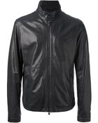 Zegna Sport Biker Style Jacket - Lyst