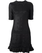 Kenzo Embroidered A-Line Dress - Lyst