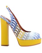 Missoni Platform Sandals - Lyst