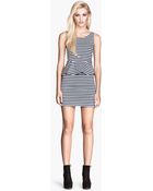 H&M Peplum Dress - Lyst