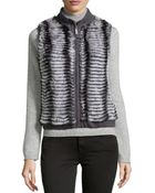Gorski Layered Rabbit Fur Vest - Lyst
