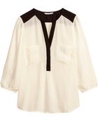 H&M V-Neck Blouse - Lyst