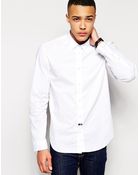 Love Moschino White Long Sleeve Shirt - Lyst