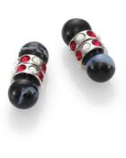 Givenchy Double Stone & Crystal Earrings - Lyst