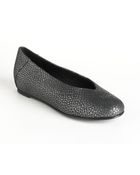 Eileen Fisher Patch Leather Metallic Flats - Lyst
