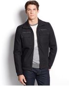 Calvin Klein Wool-Blend Bomber Jacket - Lyst