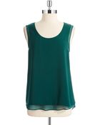 DKNY Sheer Underlay Top - Lyst