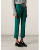 MSGM Cropped Trousers - Lyst