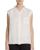 Elizabeth And James Henna Silk Shirt - Lyst