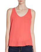 Joie Cartera Silk Tank - Lyst