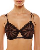 La Perla Lace Trim Underwire Bra - Lyst