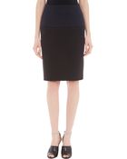 Lanvin Neoprene Pencil Skirt - Lyst