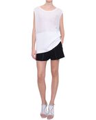 T By Alexander Wang Cotton And Nylon Top - Lyst