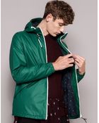 Pull&Bear Jacket With Hood - Lyst