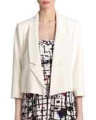 Milly Cropped Blazer - Lyst