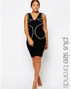 Forever Unique Plus Size Harmony Body-Conscious Dress - Lyst