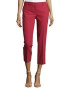 Michael Kors Samantha Cropped Skinny Pants - Lyst