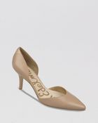 Sam Edelman Pointed Toe D'Orsay Pumps - Opal High Heel - Lyst