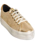 No Name 40Mm Metallic Leather Sneakers - Lyst