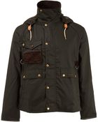 Barbour Olive Fishing Standen Waxed Jacket - Lyst