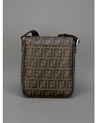Fendi Logo Messenger Bag - Lyst
