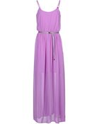 Guess Long Dress - Lyst
