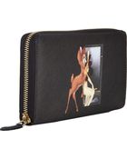 Givenchy Bambi & Female Form Zip-Around Wallet - Lyst