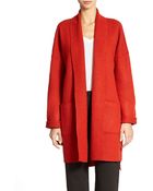 Eileen Fisher Petite Wool Kimono Coat - Lyst