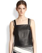 Sachin & Babi Veronica Leather Top - Lyst