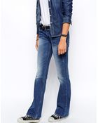 Diesel Louvboot Faded Bootcut Jeans - Lyst
