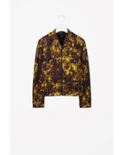 Cos Zipup Printed Jacket - Lyst