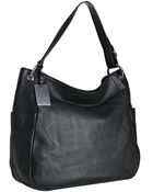 Furla Onyx Pebbled Leather Bess Hobo - Lyst