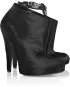 Givenchy Calf Hair Ankle Boots - Lyst