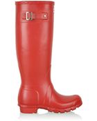 Hunter Red Tall Wellington Boots - Lyst