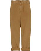 Current/Elliott The Captain Trouser Cotton Pants - Lyst