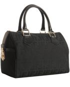 Fendi Black Zucca Canvas Chef Top Handle Bag - Lyst