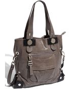 B. Makowsky Lindsey Suede Tote - Lyst
