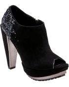 Sam Edelman Una Peep Toe Bootie - Lyst