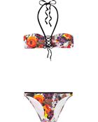 Jets by Jessika Allen Fiesta Printed Bandeau Bikini - Lyst