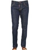 DSquared² 19cm Raw Denim Slim Fit Jeans - Lyst