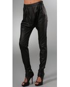 By Malene Birger Chicoree Leather Harem Pants - Lyst