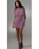 Tibi Nile Beaded Short Dress - Lyst
