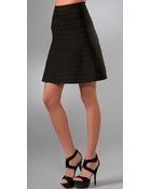 Hervé Léger Signature Essentials A Line Skirt - Lyst