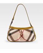 Burberry Small Check Mini Bag - Lyst